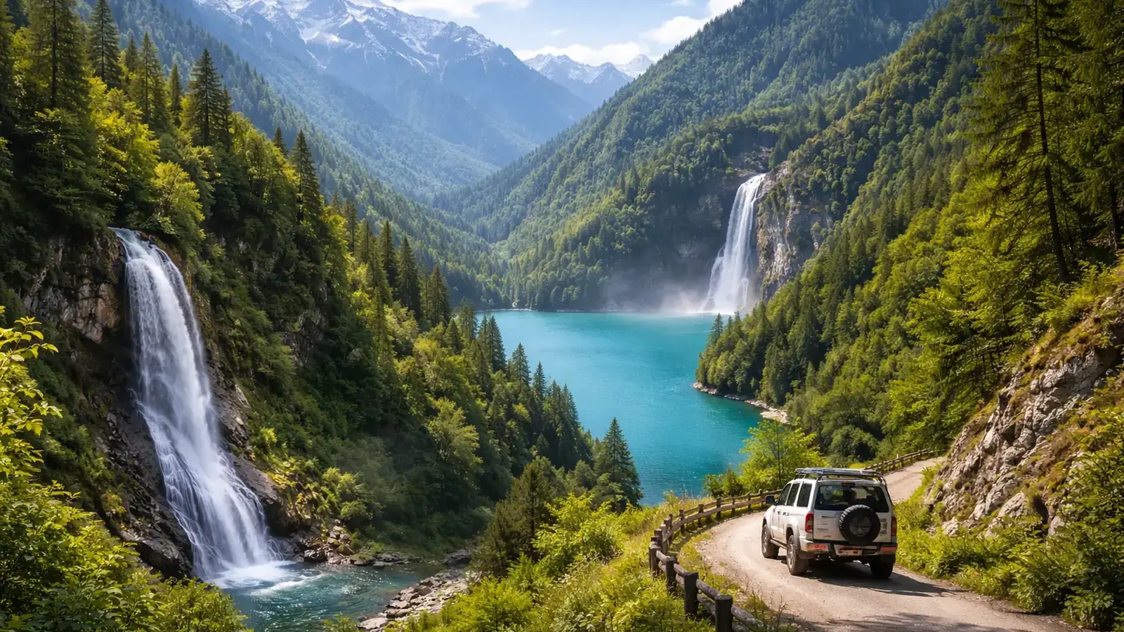 Озеро Рица + Гегский водопад + Молочный водопад