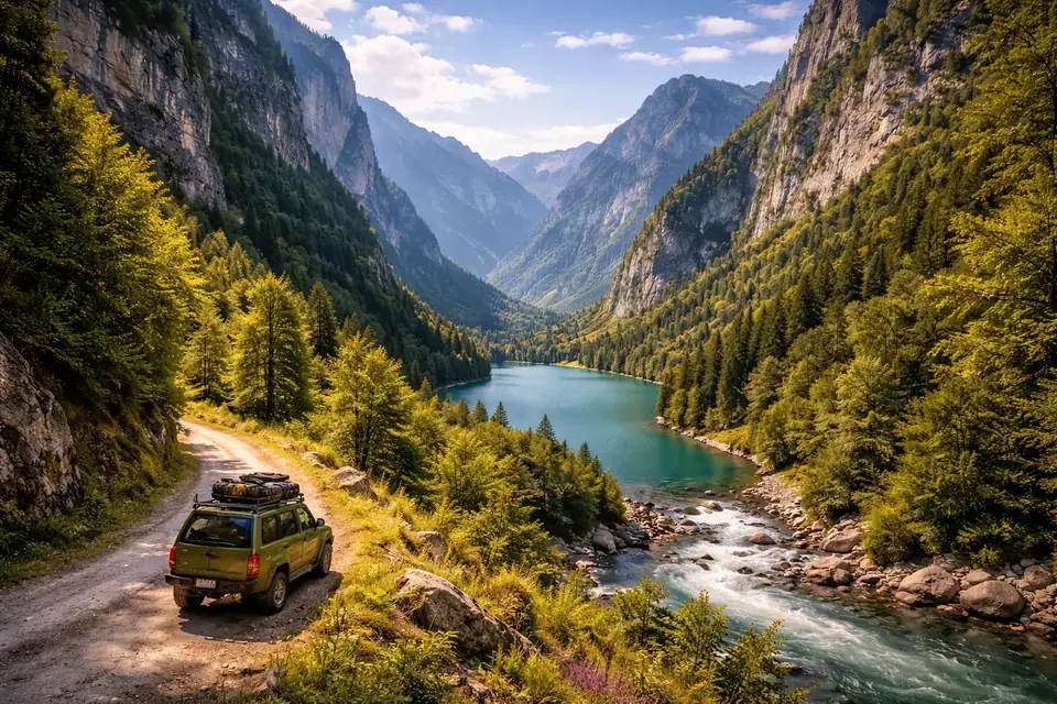 Кодорское ущелье + озеро Амткел