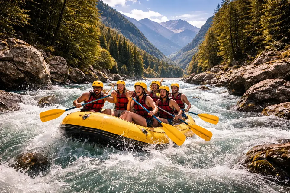 Рафтинг по реке Кодор 28 км