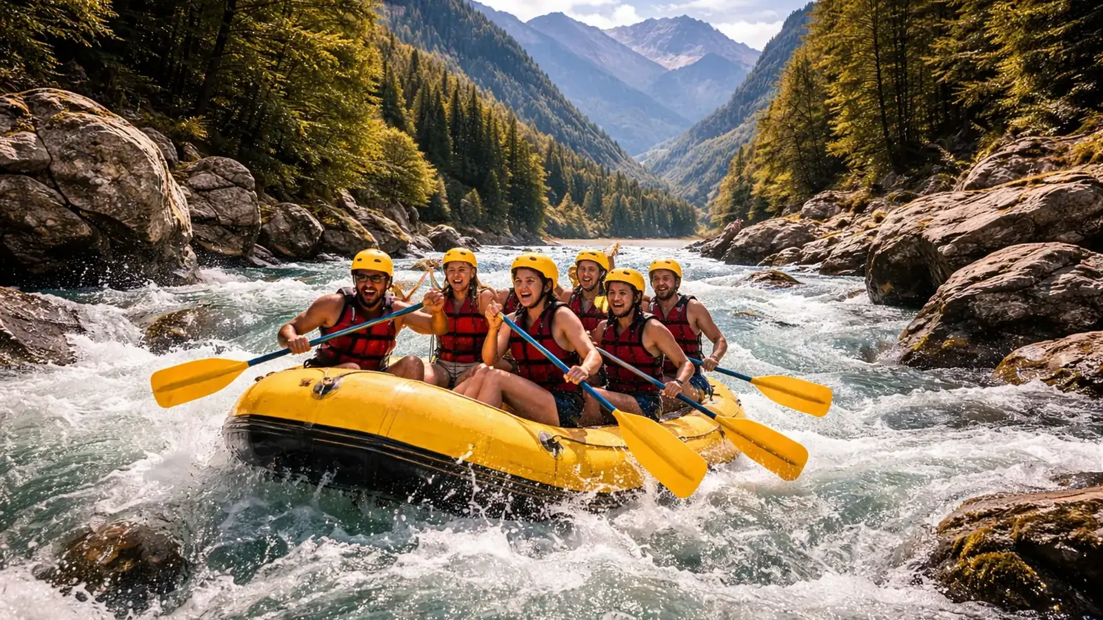 Рафтинг по реке Кодор 28 км